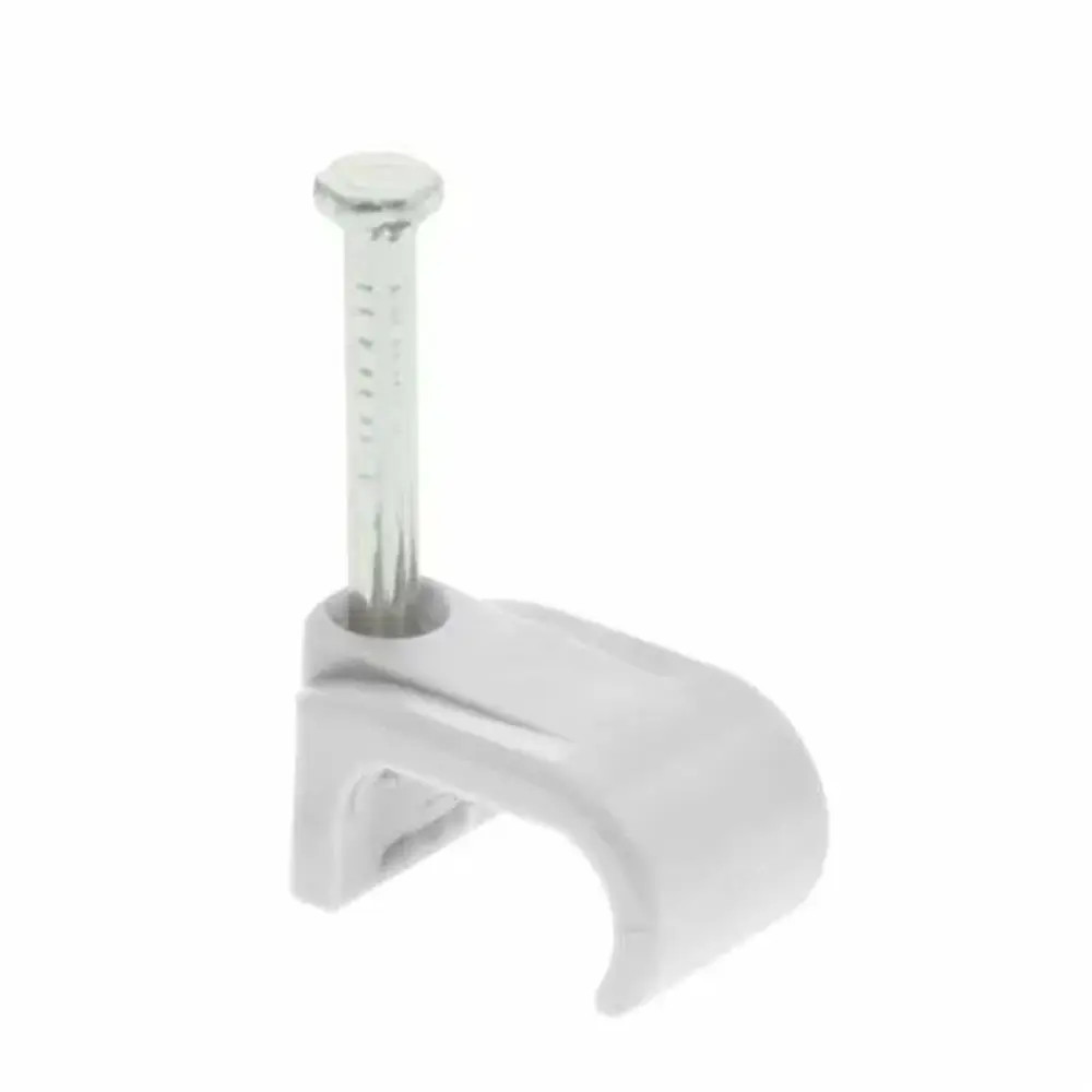 Unicrimp QFC3 Clear Cable Clips for 4.0 x 6.0mm Twin Sheath Cable - Pack of 100