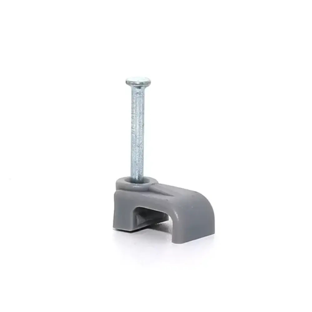 Unicrimp QFC6 Grey Cable Clips for 4.0 - 6.0mm² Twin & Earth Cable - Pack of 100
