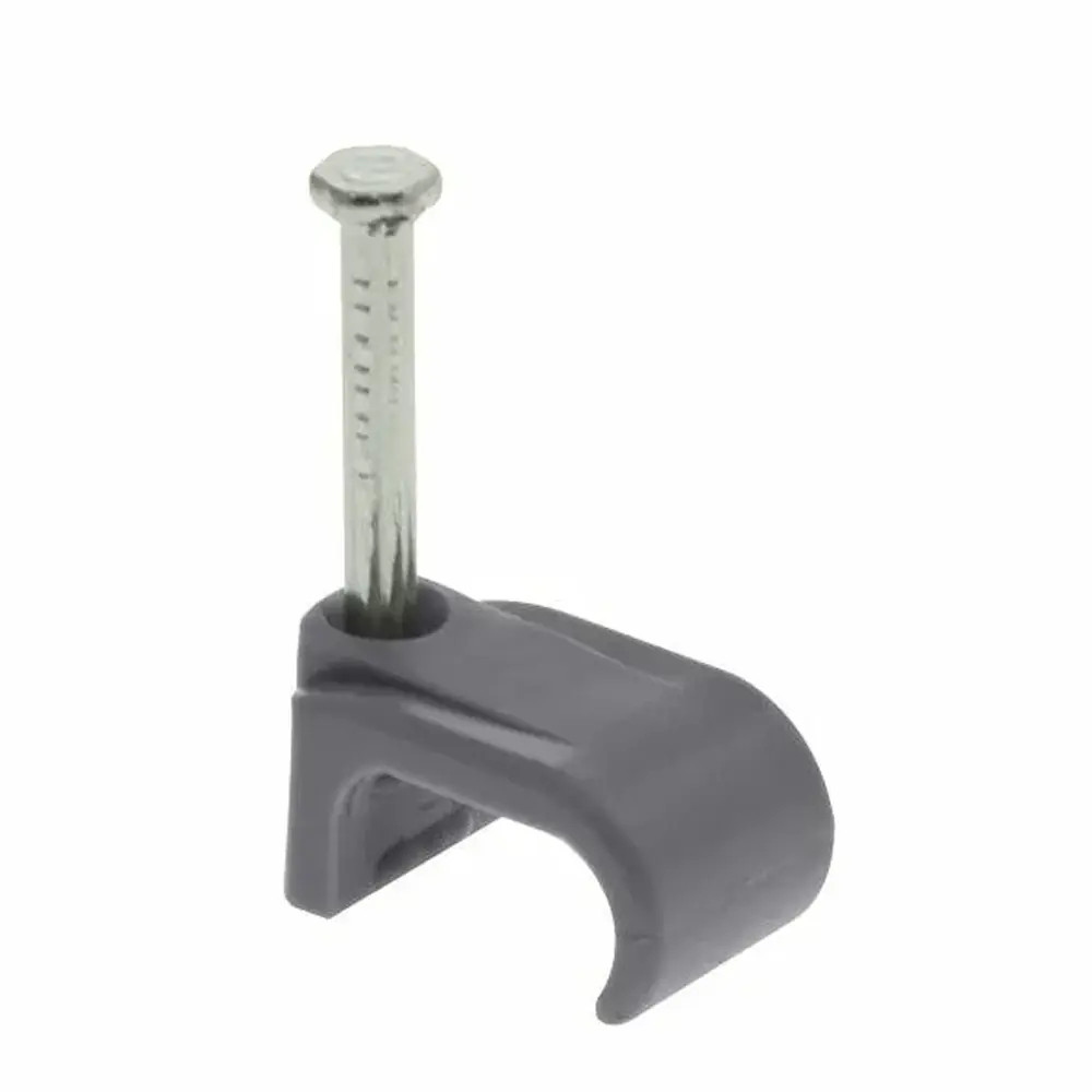 Unicrimp QFC7 Grey Cable Clips for 10-16mm² Twin & Earth Cable - Pack of 100