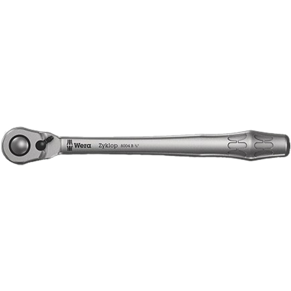 Wera 8004 B Zyklop 3/8” Sq. Metal Ratchet Handle