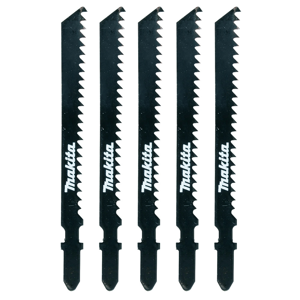 Makita D-34877 5 Piece HCS Wood Jigsaw Blades Set