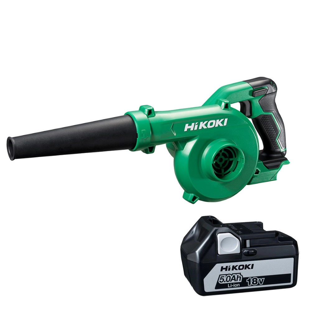 Hikoki RB18DCW4Z 18V Cordless Blower - Body & 1x 5.0Ah Battery
