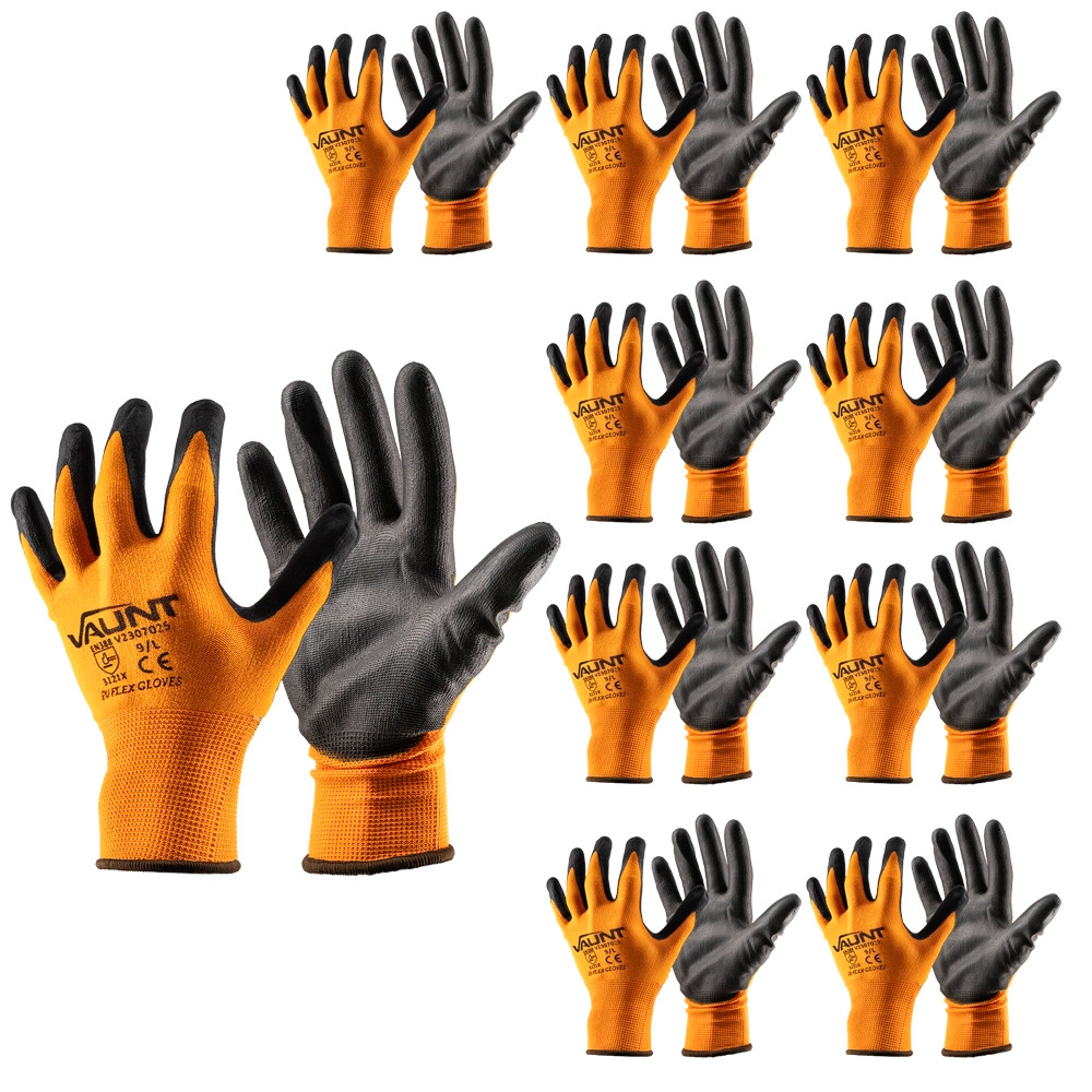 Vaunt PU Flex Gloves (Large) - Pack of 10