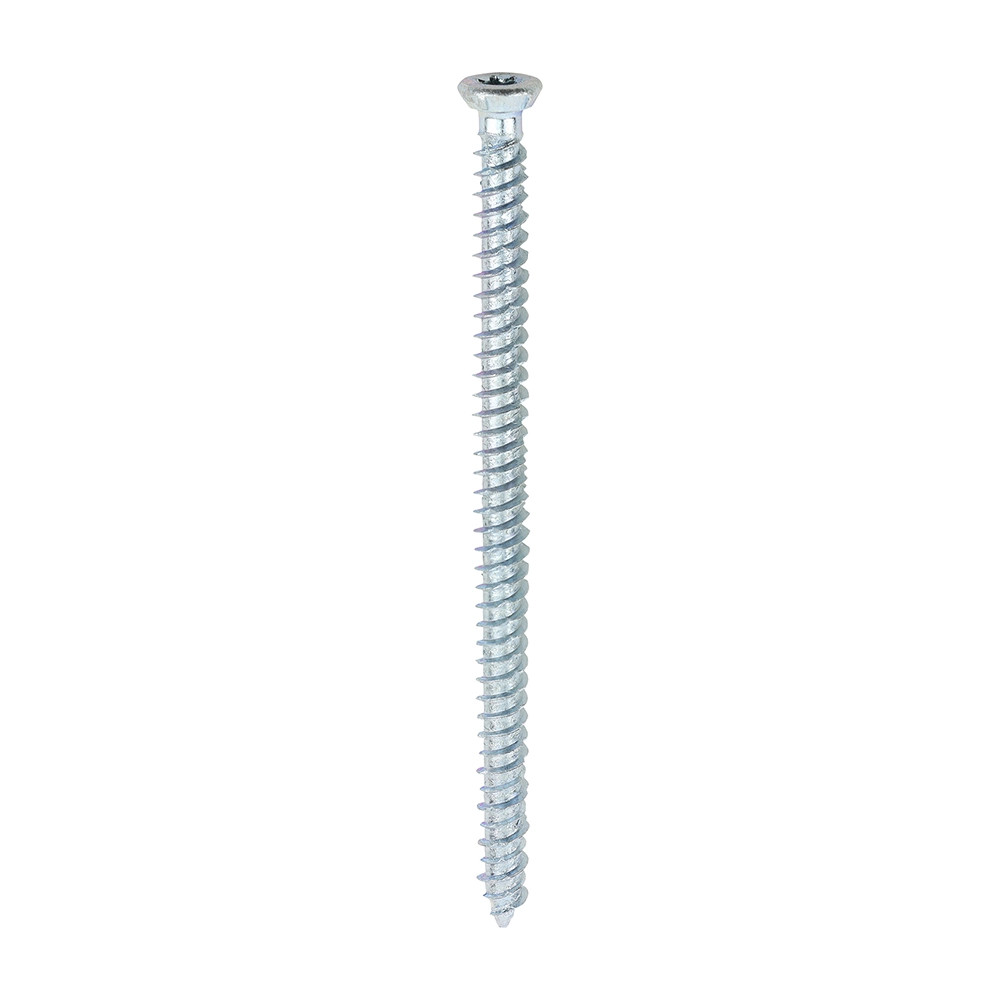 Timco 7.5 x 120mm Multi-Fix Concrete Screw Zinc Passivated - Box of 100