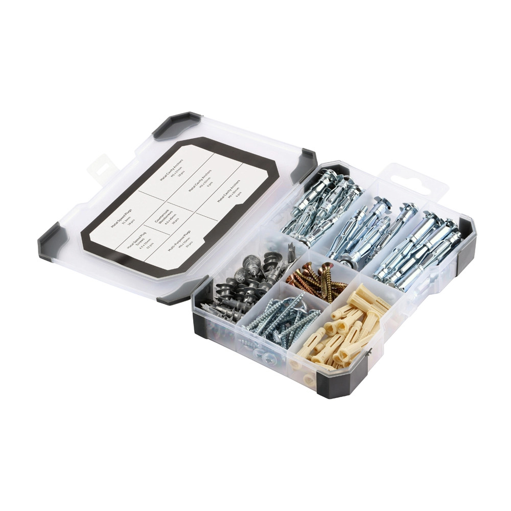 Timco Plasterboard Fixings - Mixed Tray of 102