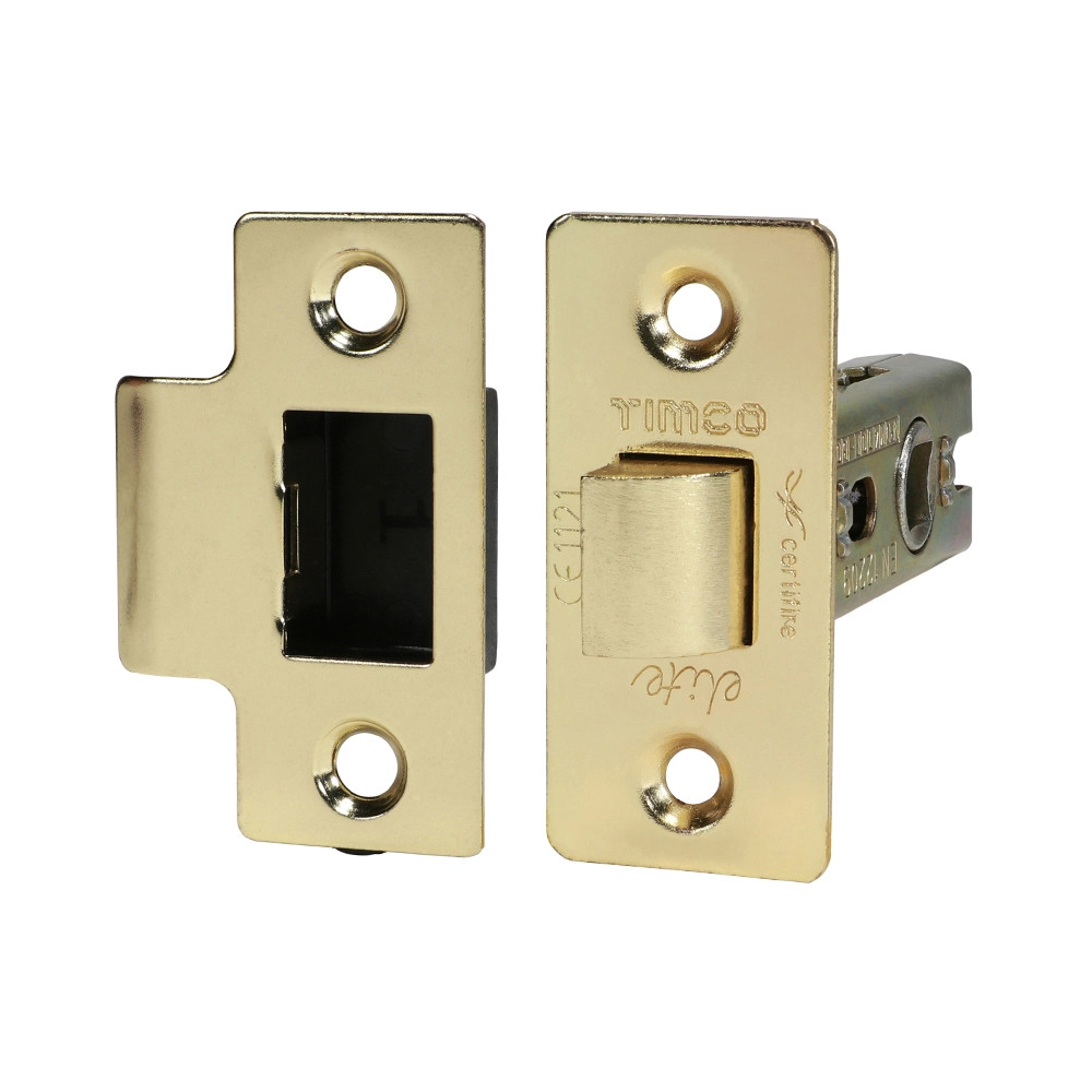 Timco 67/45mm Electro Brass Tubular Latch
