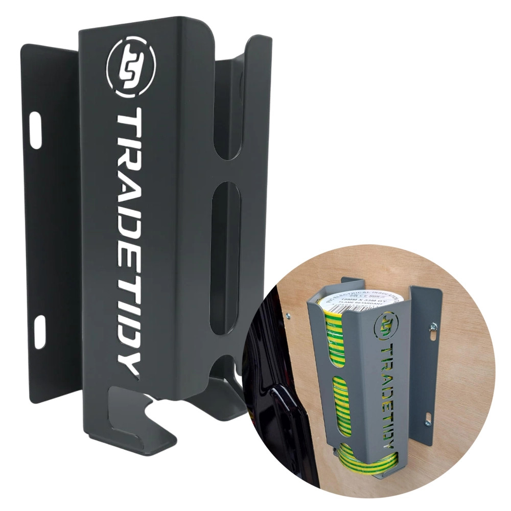 TradeTidy Electricians Tape Holder - Grey