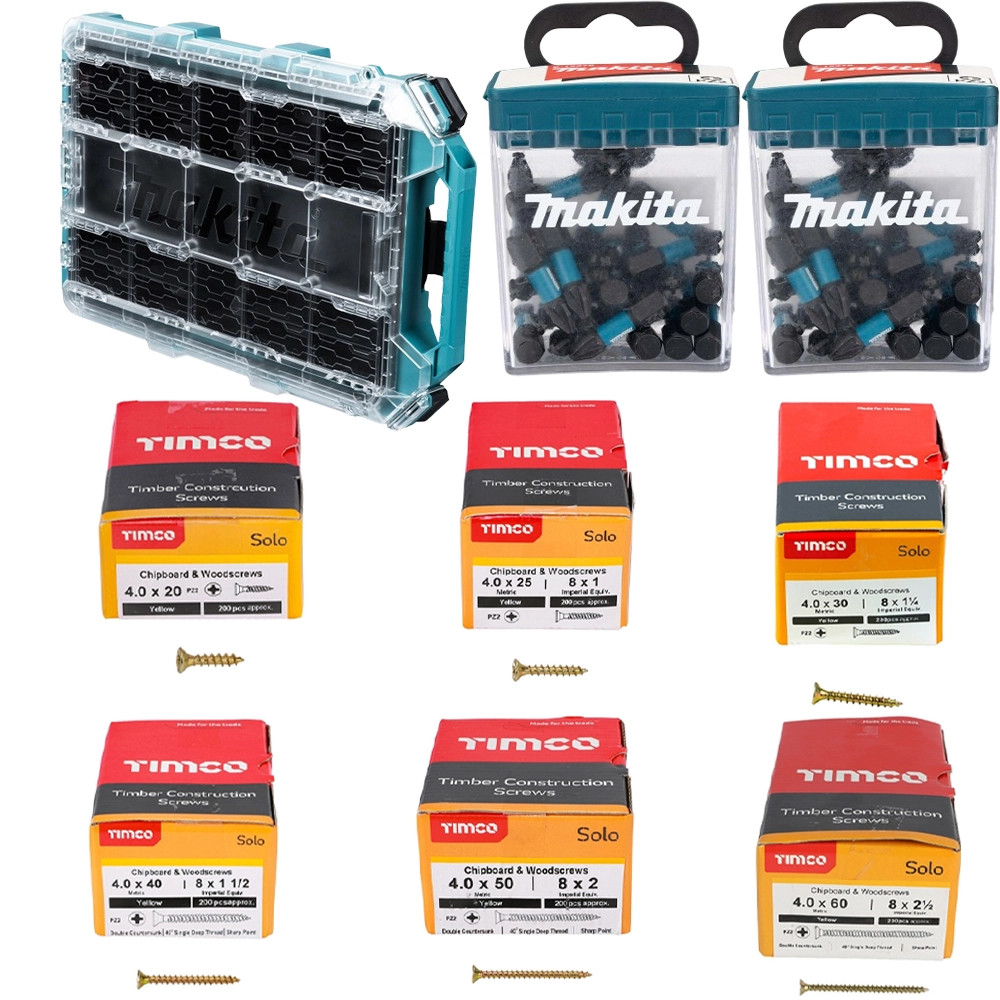 maki Makita P-91051 MAKTRAK Low Profile Medium Organiser Case, 50x