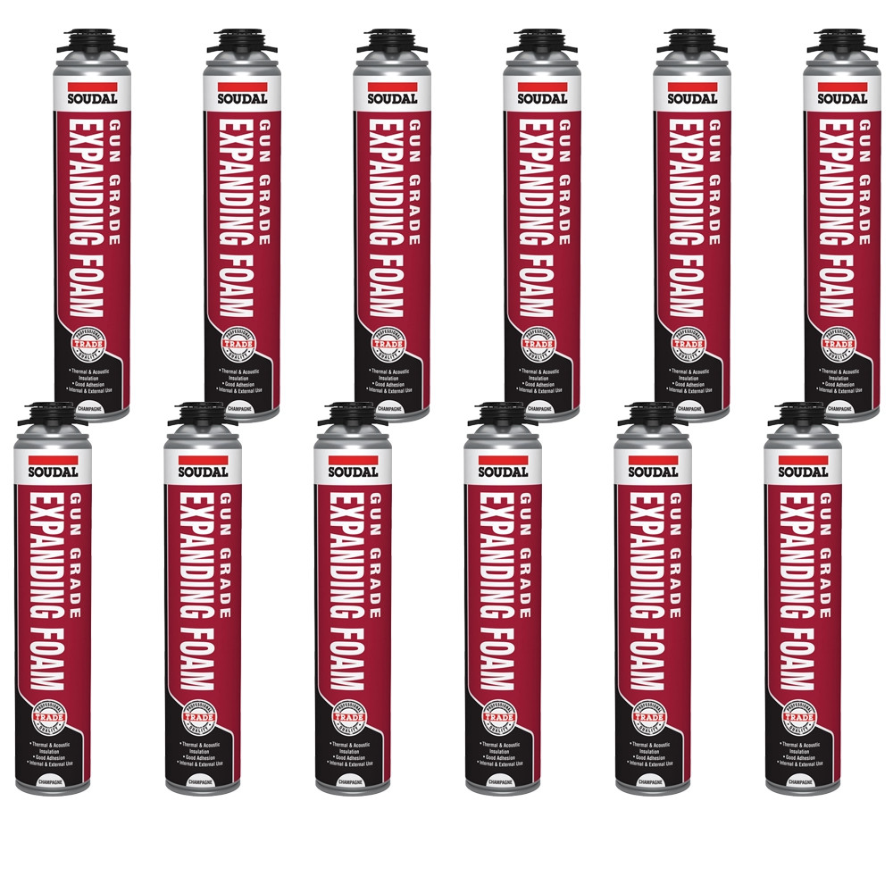 Soudal Trade Expanding Gunfoam - 750ml - Box of 12