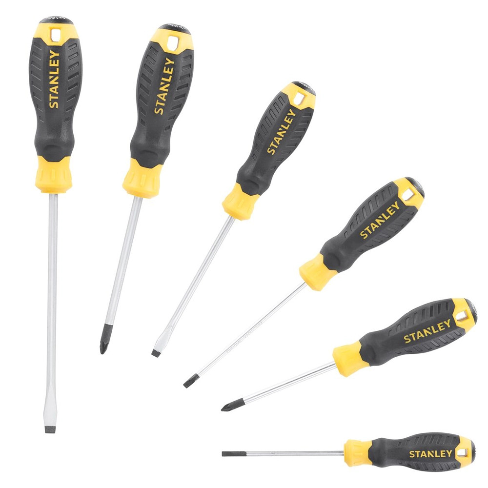 Stanley STHT16172-0 6 Piece Cushion Grip Screwdriver Set