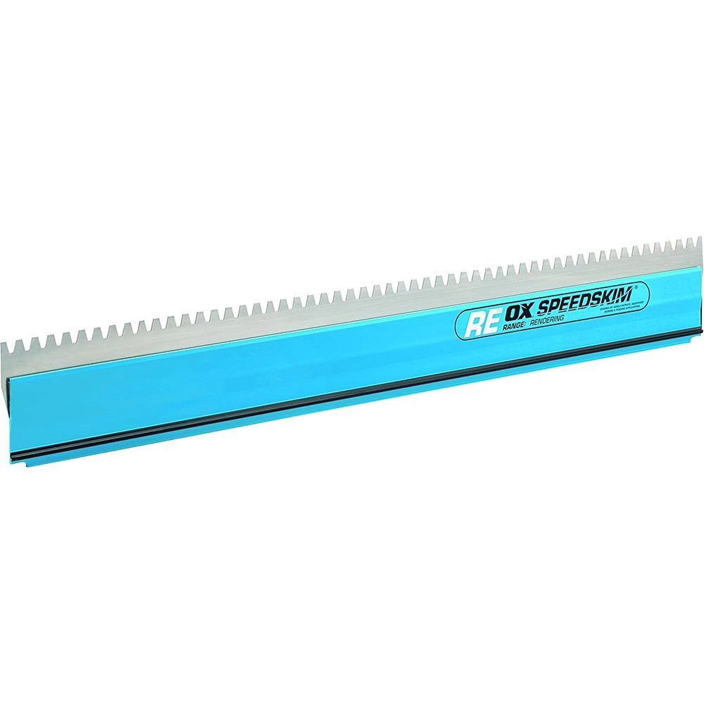 OX Speedskim Stainless Steel Notched Rendering Blade Only - REBL900mm