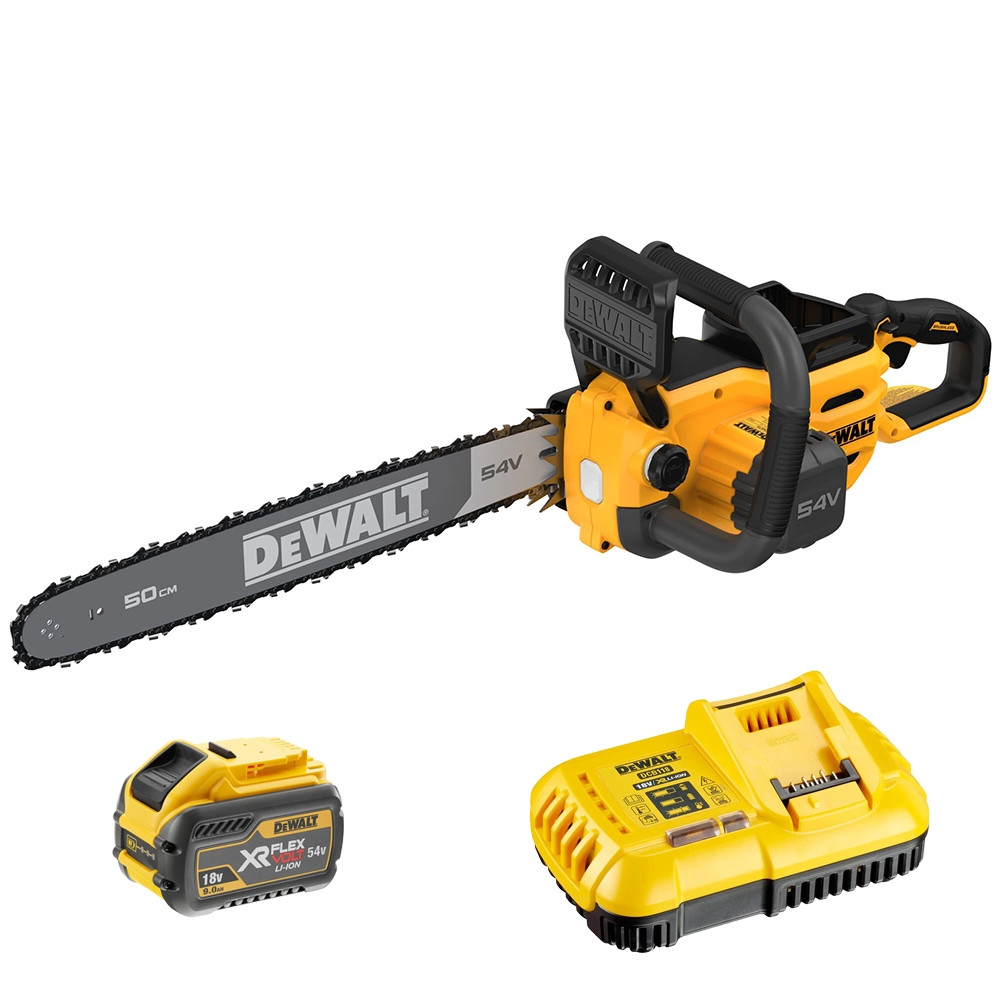 Dewalt DCMCS575X1 54V XR Brushless FLEXVOLT Chainsaw, 1x 9.0Ah XR Flexvolt Battery & Charger