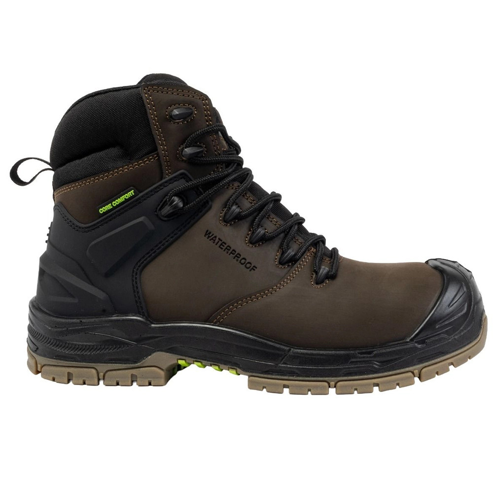 Apache Mission Non-Metallic Safety Boots - Brown