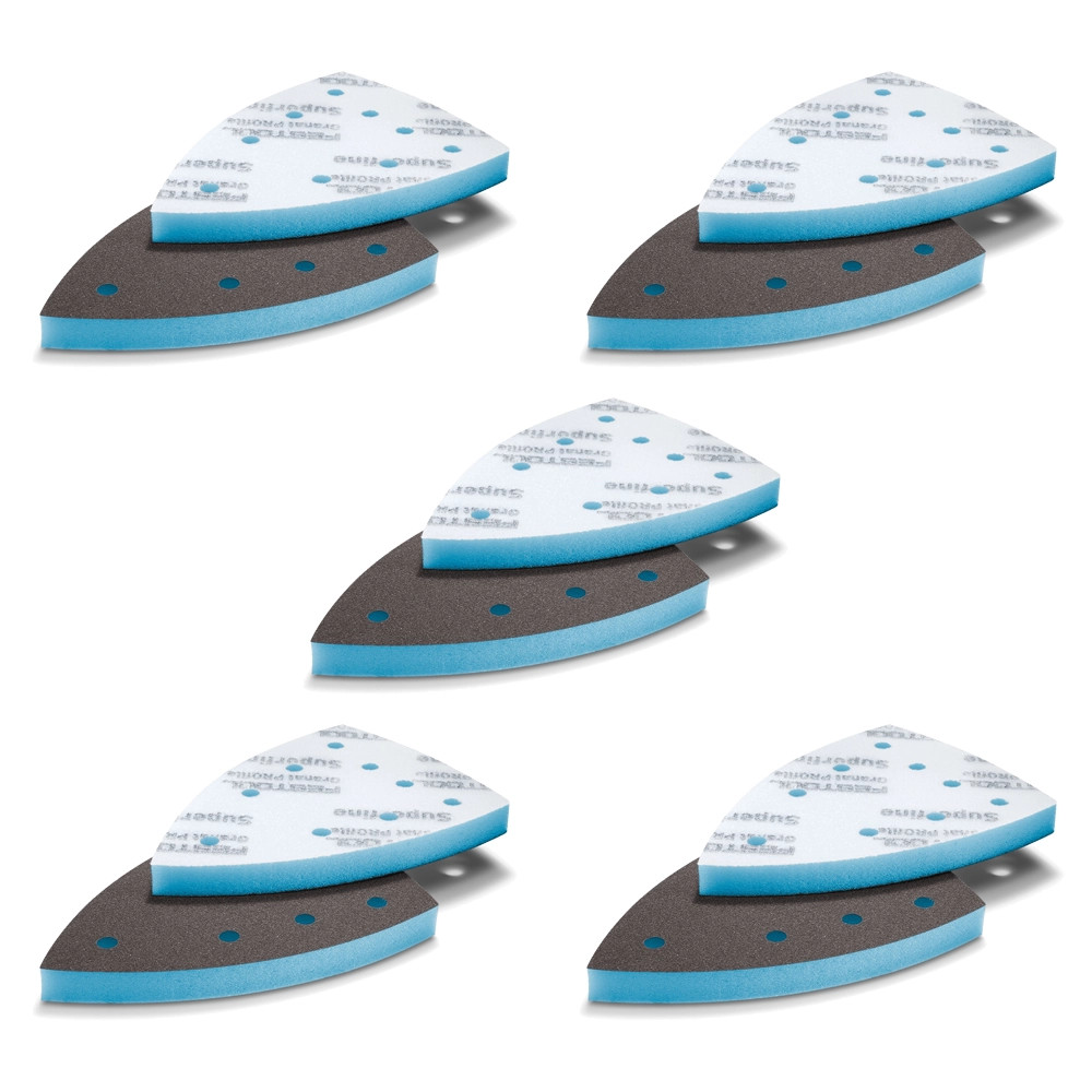 Festool 578806 GRANAT PROfile Delta SUPERFINE GR PRO Abrasives – Pack of 10