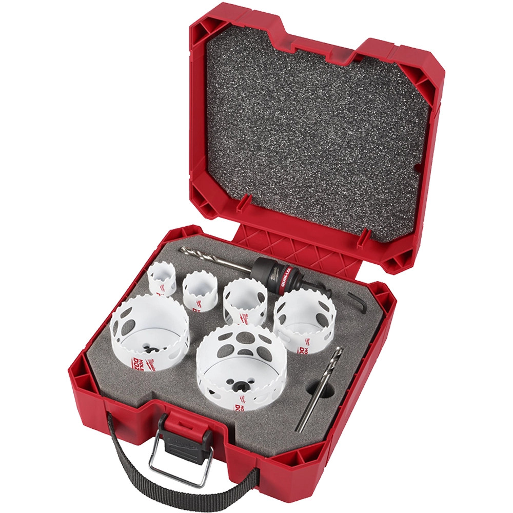Milwaukee 9 Piece HOLEDOZER Quik-Lok Holesaw Set