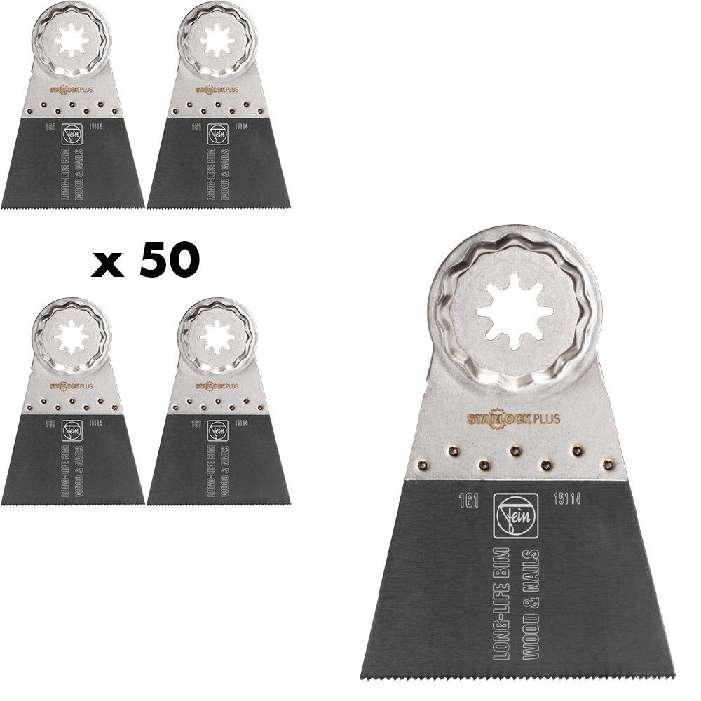 Fein E-Cut Long-Life 65mm Multitool Blade - Pack of 50