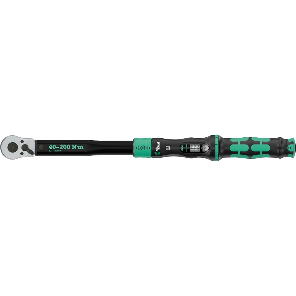 Wera Click Torque Lock C 3 Adjustable 40-200Nm Torque Wrench