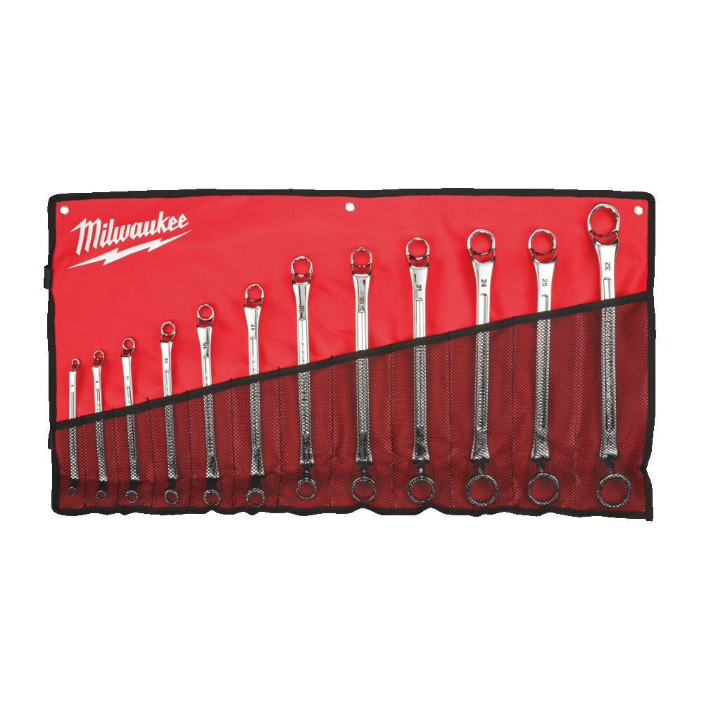 Milwaukee 12 Piece Double Ring Offset Spanner Set