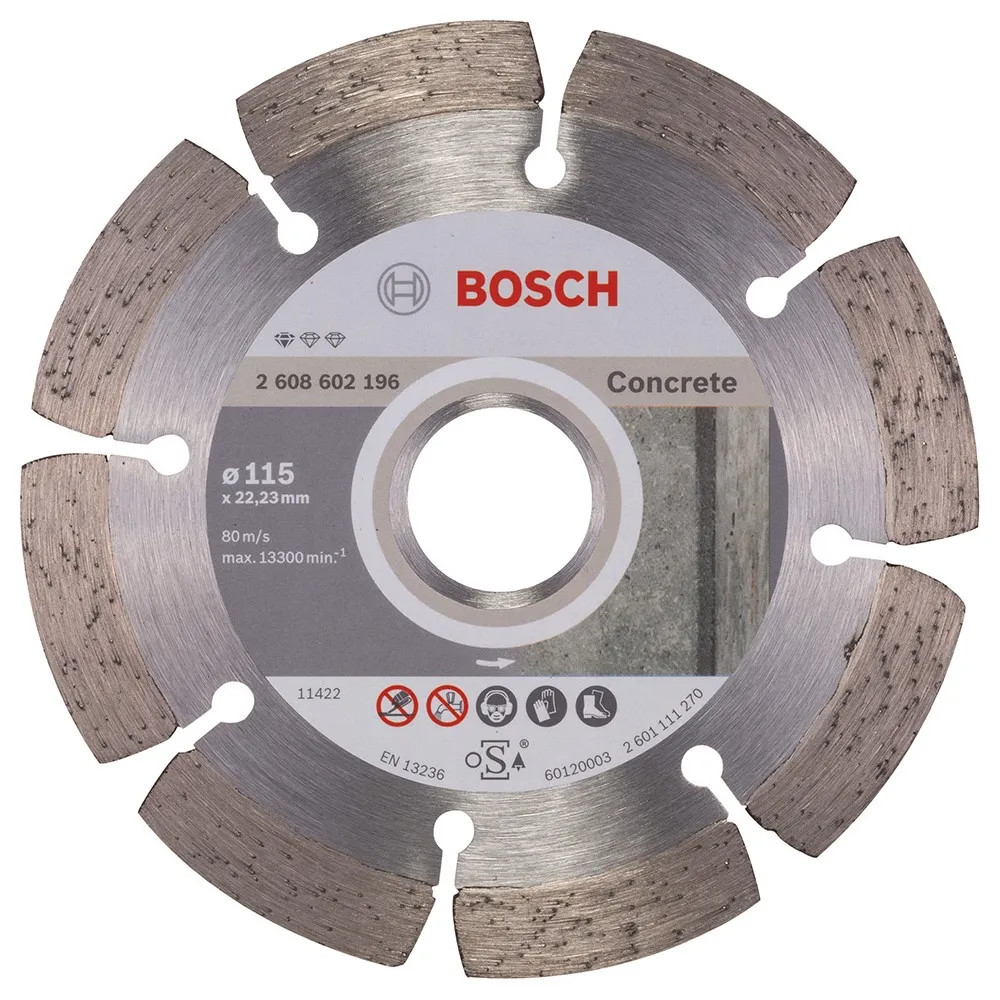 Bosch 115mm x 22.23mm Concrete Diamond Cutting Disc - ITS