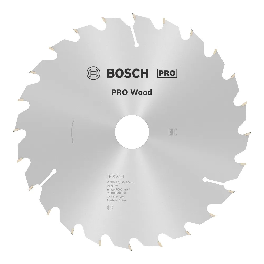 Bosch PRO 210mm x 30mm 24T Wood Circular Saw Blade