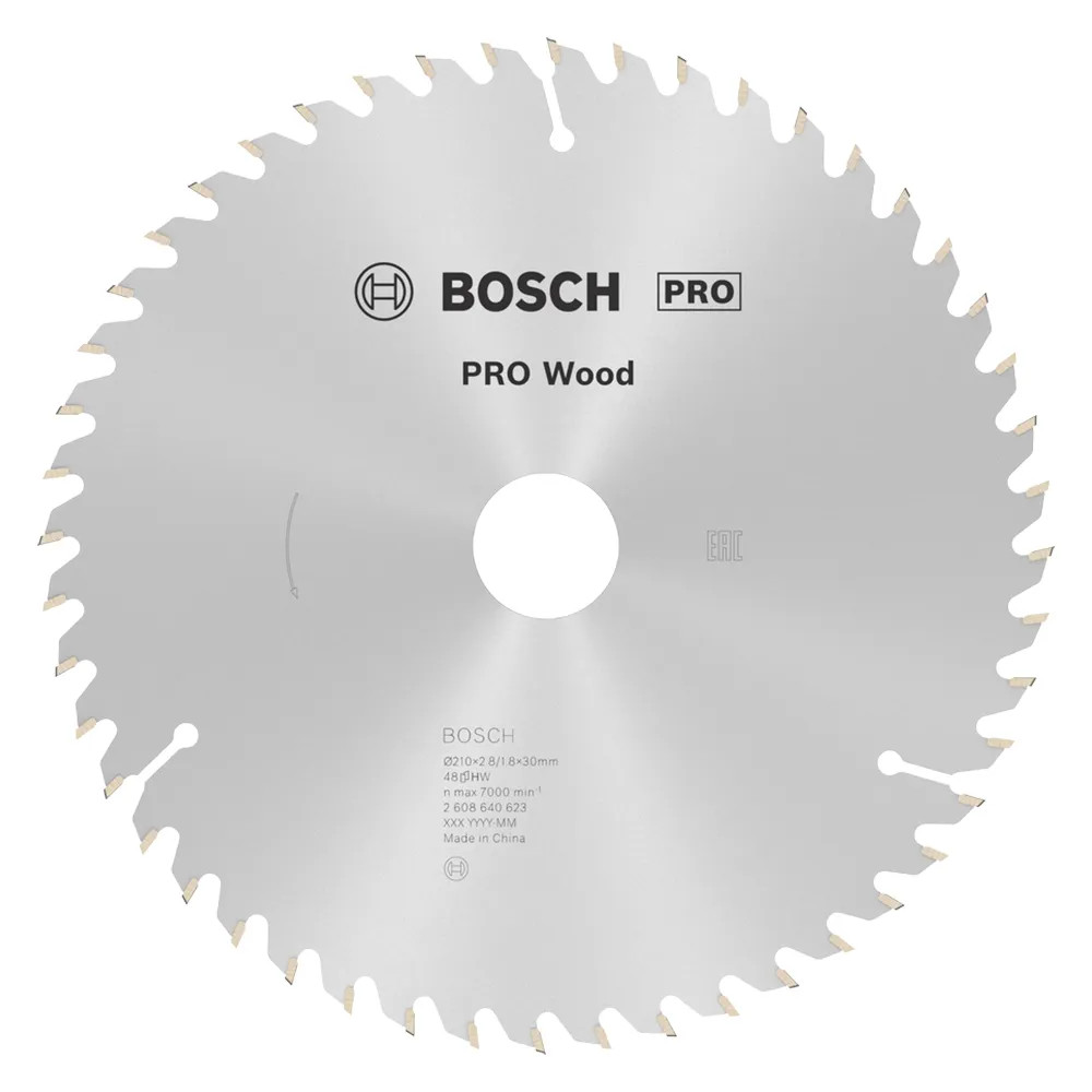 Bosch PRO 210mm x 30mm 48T Wood Circular Saw Blade