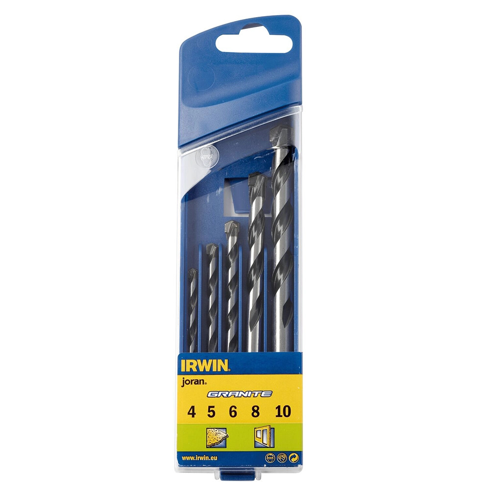 Irwin 5 Piece Granite Drill Bit Set