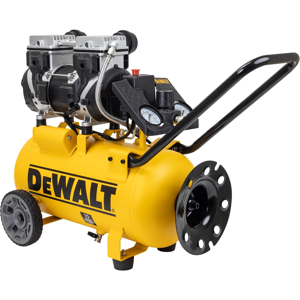 Dewalt DXCMS2524HE 24L Low Noise Oil-Free Direct Drive Electric Compressor - 240V