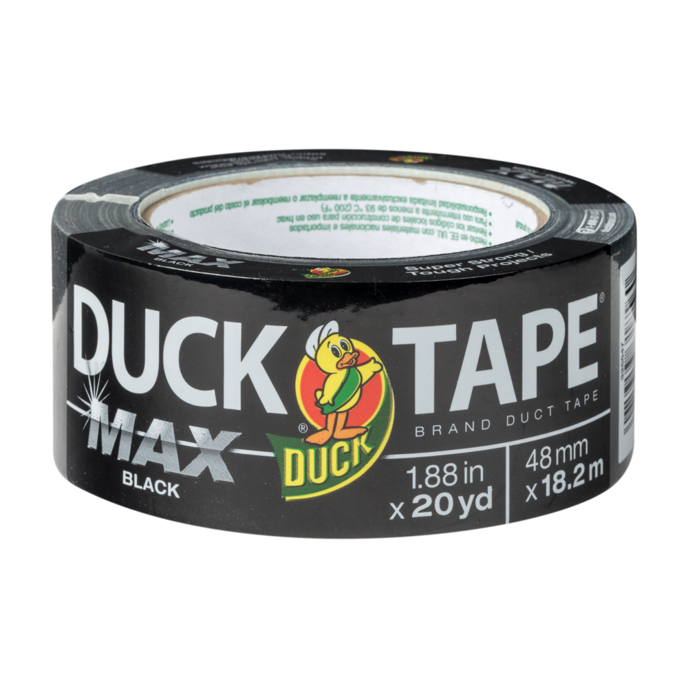 Duck Tape Max Strength Black Duct Tape - 48mm x 18.2m