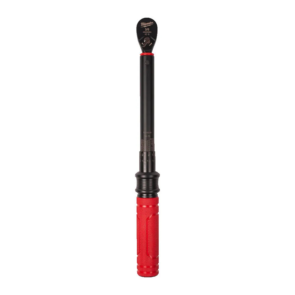 Milwaukee 3/8'' Sq. Click Torque Wrench - 20-100Nm