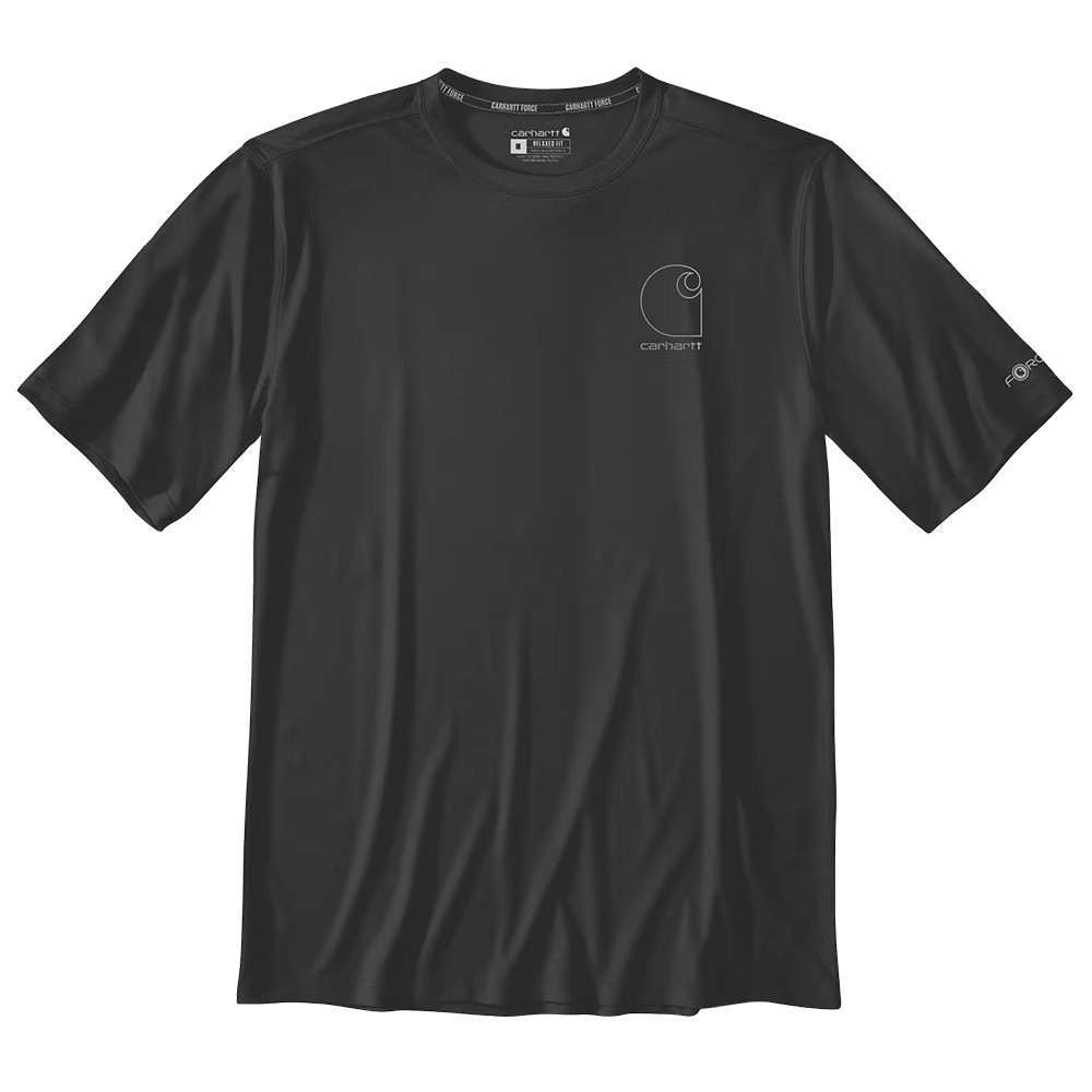 Carhartt Sun Defender Logo T-Shirt - Black