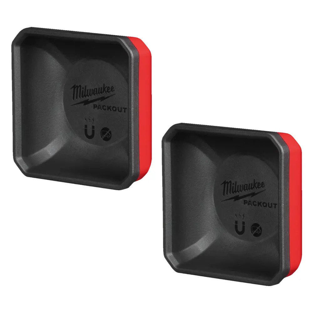 Milwaukee PACKOUT Magnetic Bin 10 x 10cm - Pack of 2