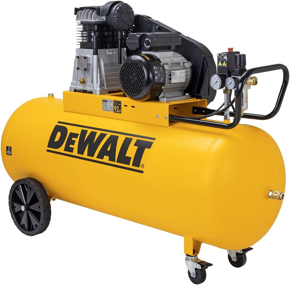 Dewalt DXCMB3M201HE 200L 3hp 230V Oil-Lubricated Belt Drive Electric Compressor