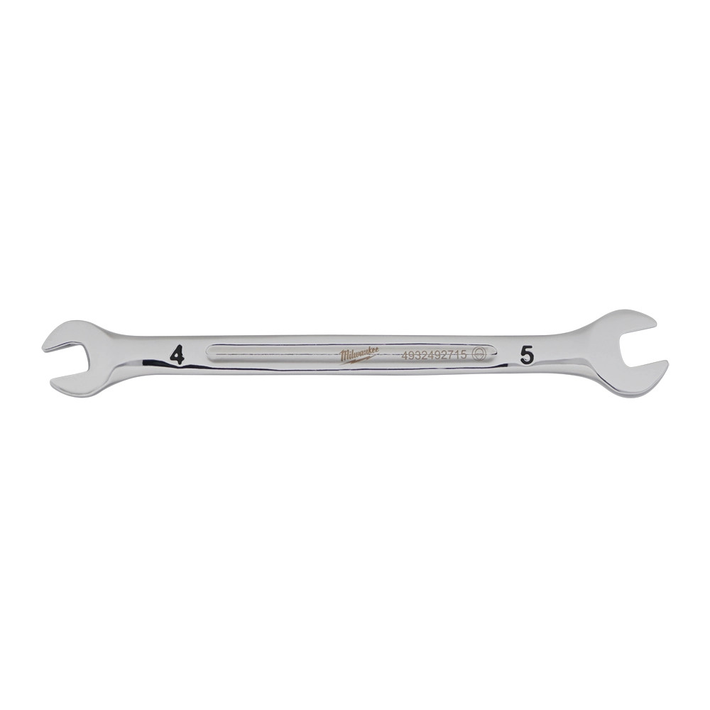 Milwaukee Double Open End Spanner - 4.0 x 5.0mm