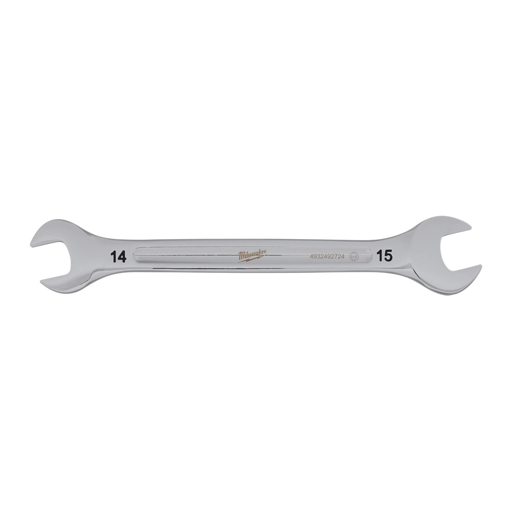 Milwaukee Double Open End Spanner - 14 x 15mm