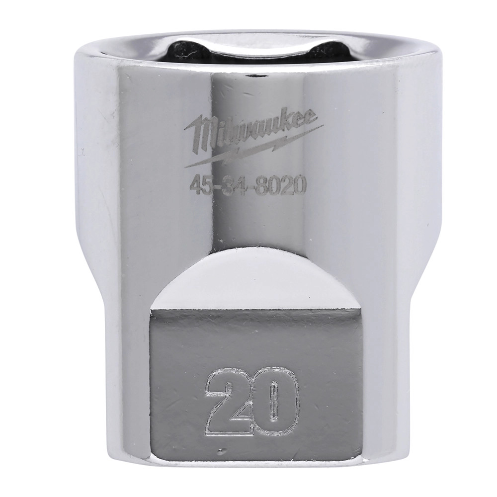 Milwaukee 20mm 3/8'' Drive Metric Socket