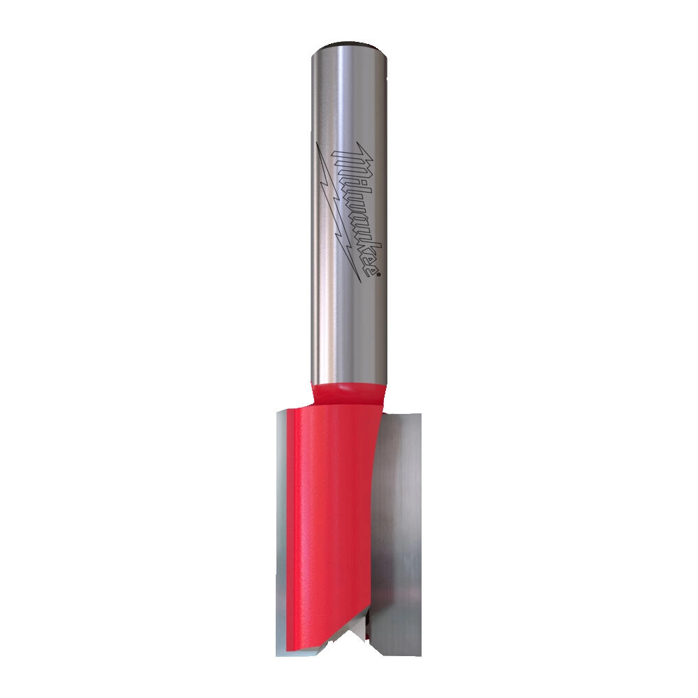 Milwaukee 12mm x 20mm 1/4'' Straight Router Cutter