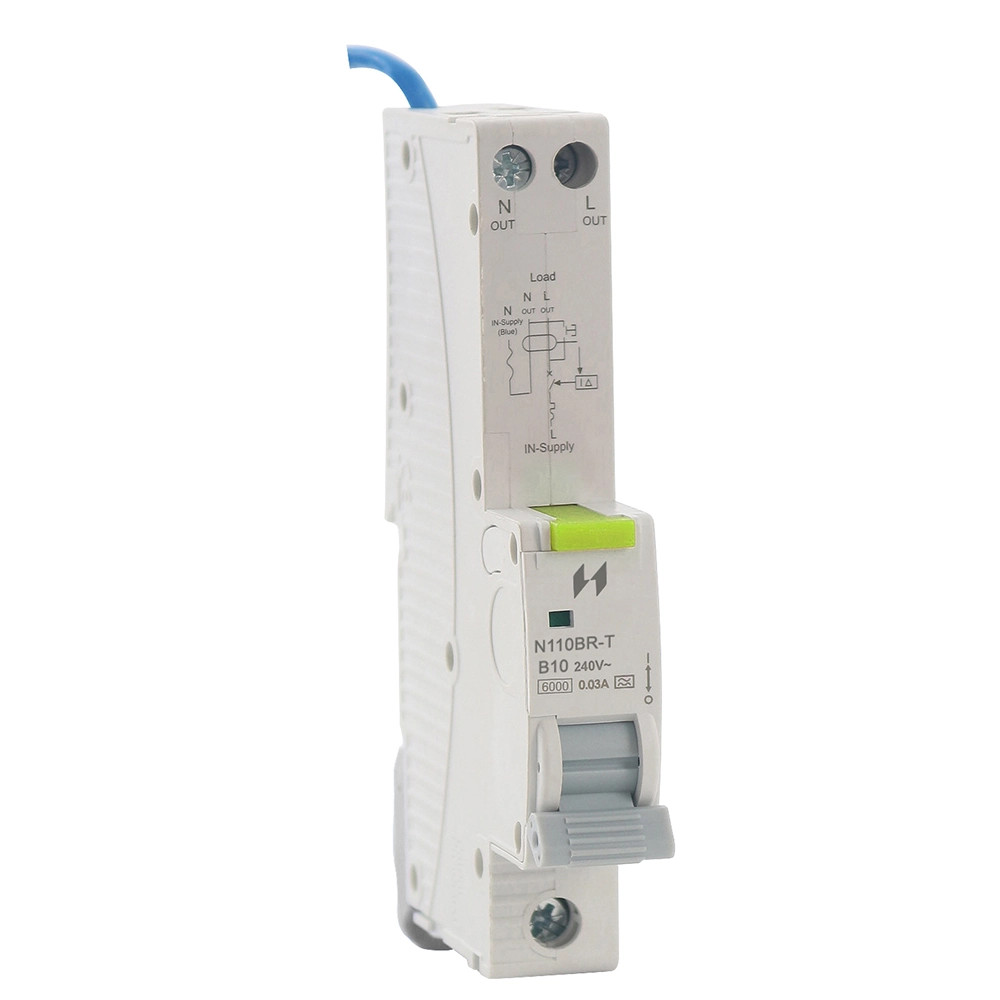 Navitas 10A 30mA 1P+N Type A SP RCBO - Tall