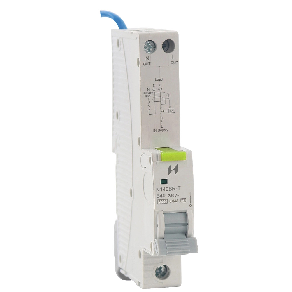 Navitas 40A 30mA 1P+N Type A SP RCBO - Tall