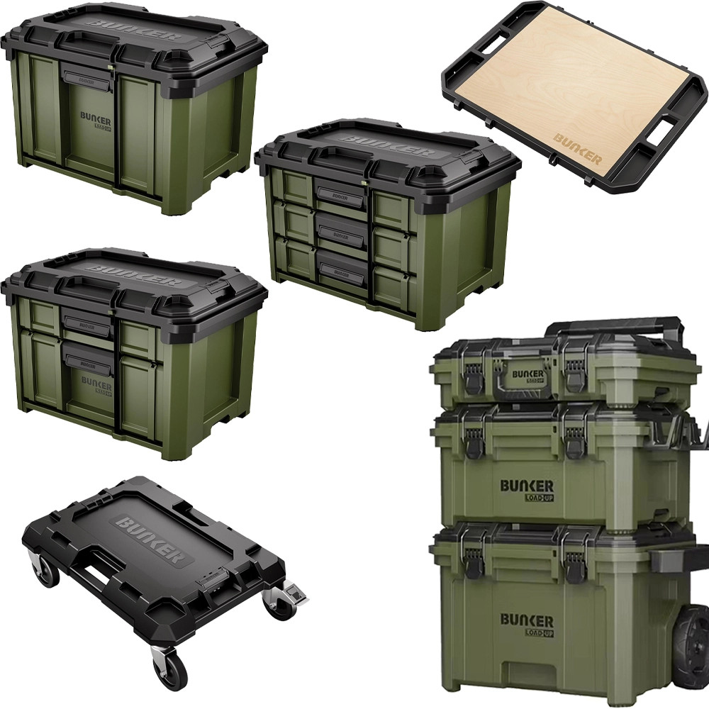BUNKER Load-Up Stacking 14 Piece Stacking Storage System