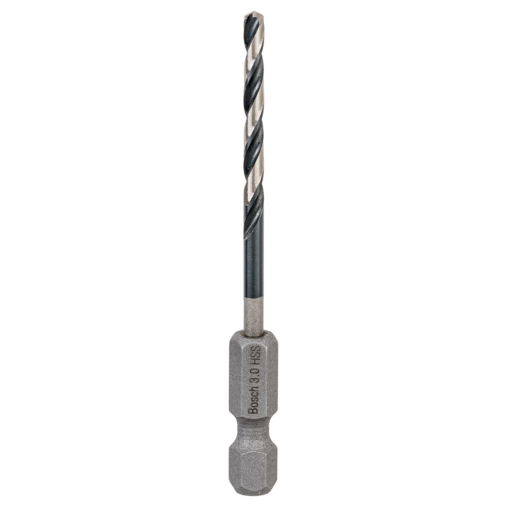 Bosch PRO 3.0mm x 72mm Metal HSS-G Impact Twist Drill Bit