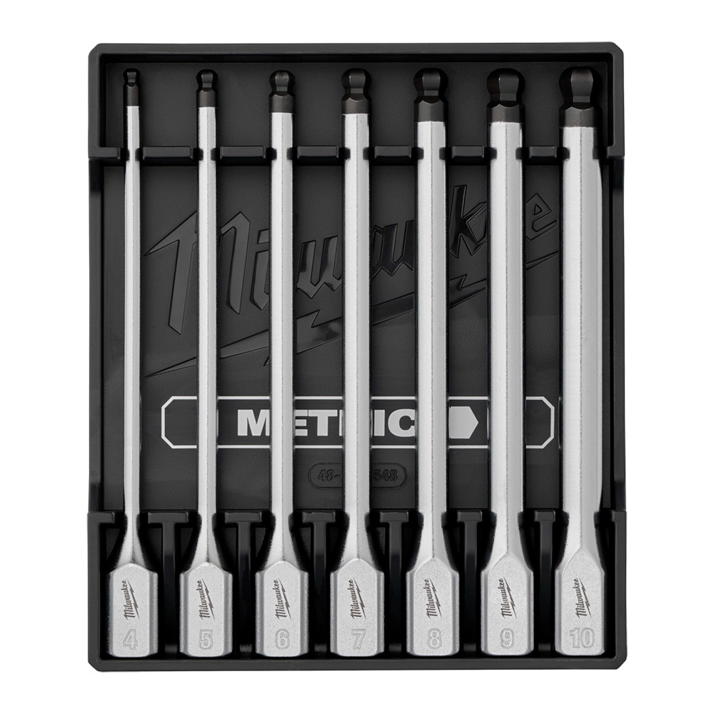 Milwaukee 7 Piece 3/8″ Sq.Metric Hex Long Ball End Bit Socket Set