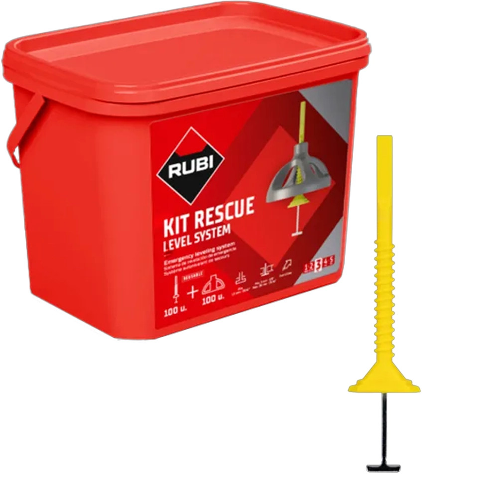 Rubi Clip and Cap Rescue Level System kit - Pack of 100