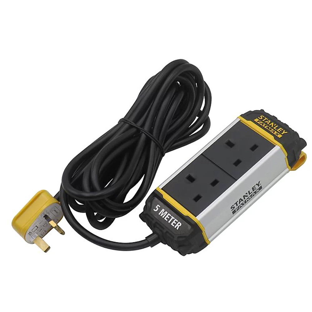 Stanley SXECFK0AHJE 2-Gang Powerboard 2-Gang wi9th Belt Clip - 5m
