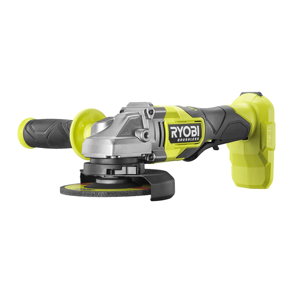 Ryobi RAG18BL-0 18V ONE+ 125mm Brushless Angle Grinder - Body