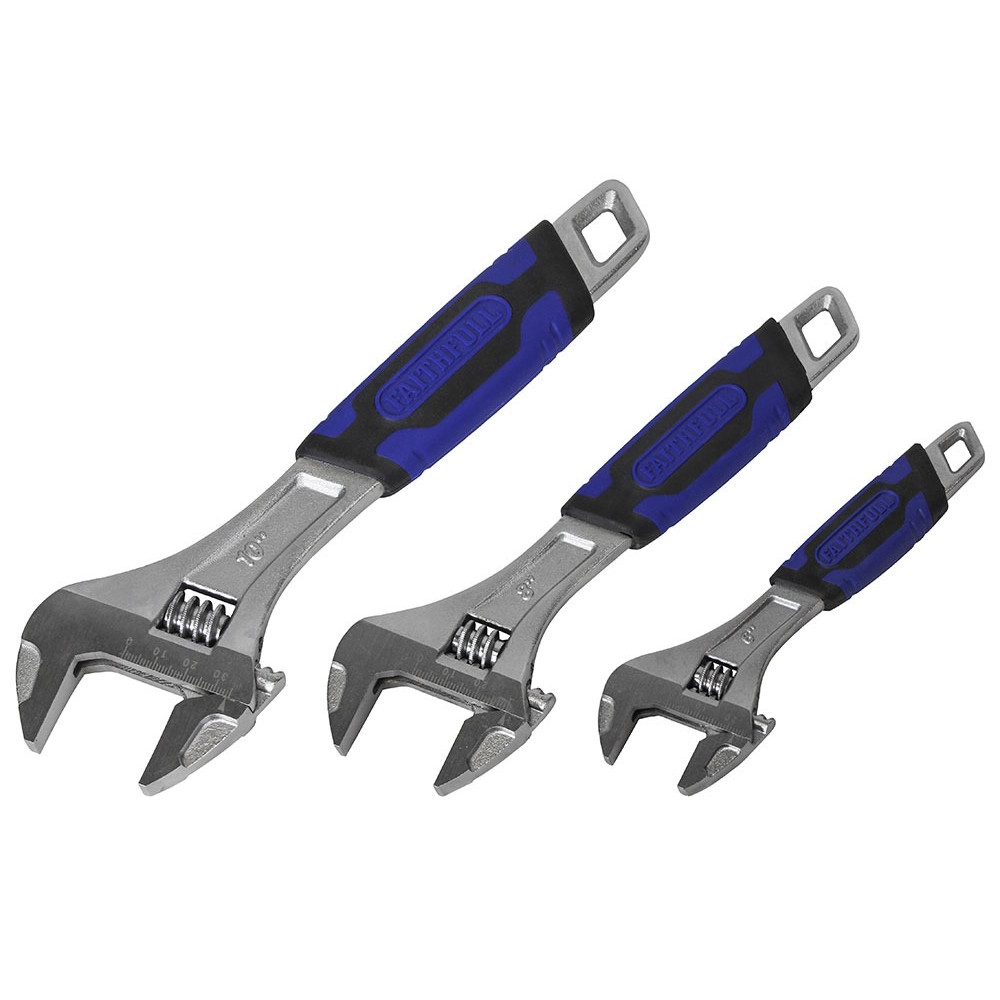 Faithfull 3 Piece Adjustable Spanner Set