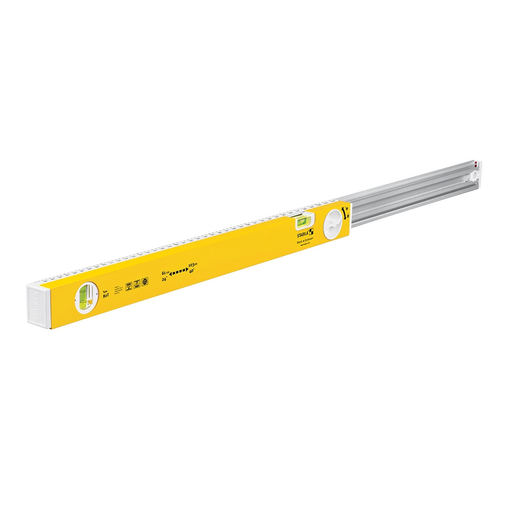 Stabila Type 80 T Telescopic Spirit Level 610-1030mm
