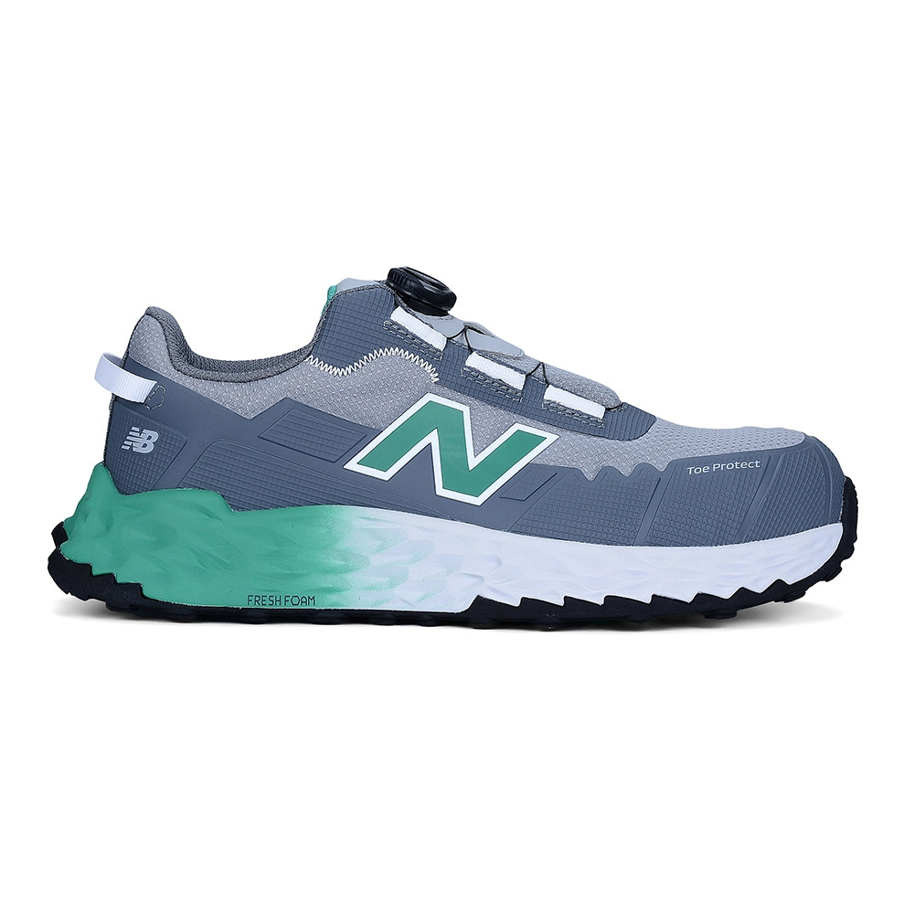 New Balance Fresh Foam Cremorne S3 BOA Safety Trainers - Alloy/Green