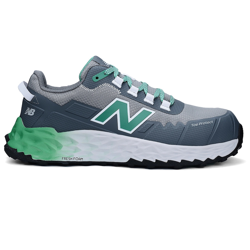 New Balance Fresh Foam Cremorne S3 Womens Safety Trainers - Aqua/Pumpkin