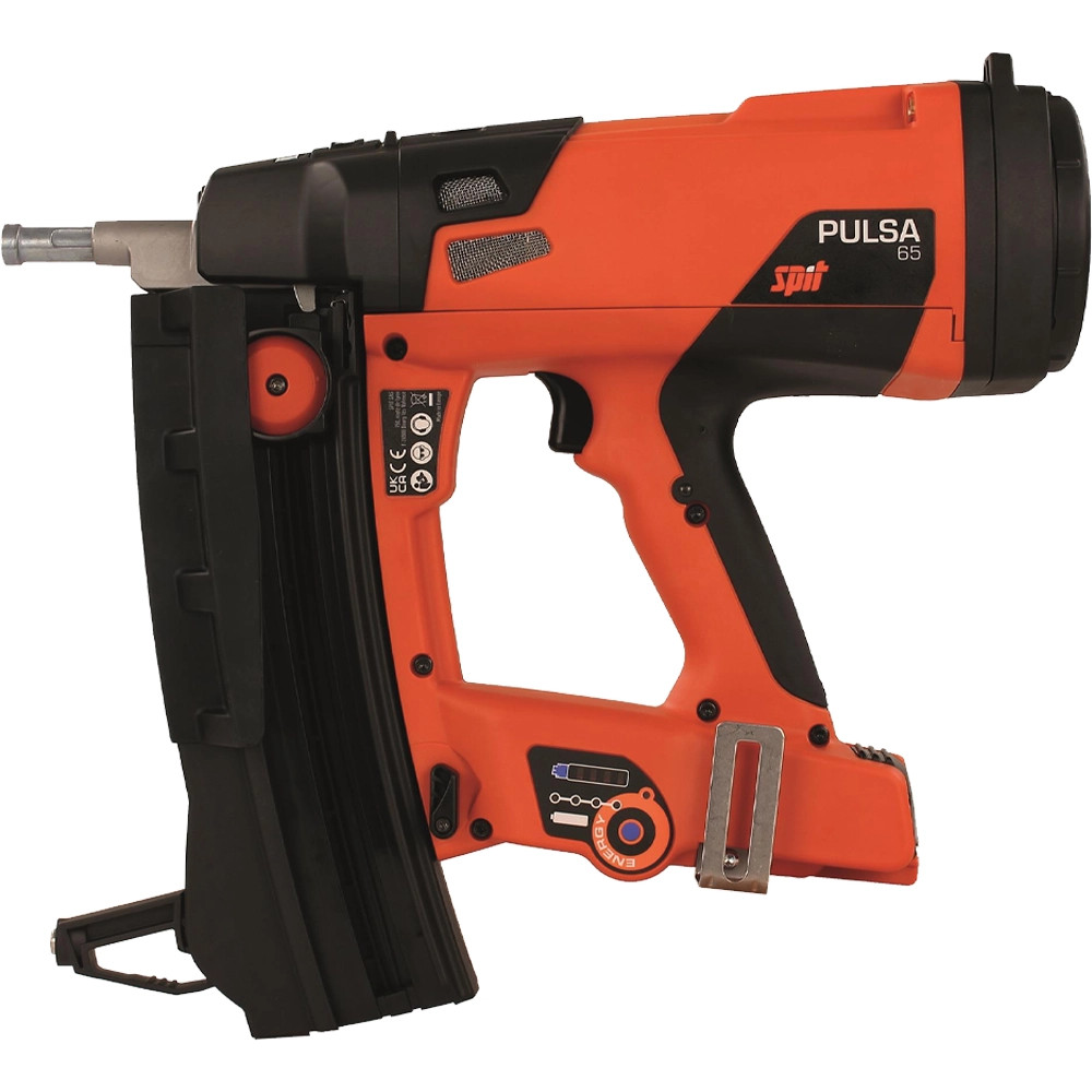 Spit Pulsa P65 Drywall Gas Straight Nail Gun, 1x 2.1Ah Battery