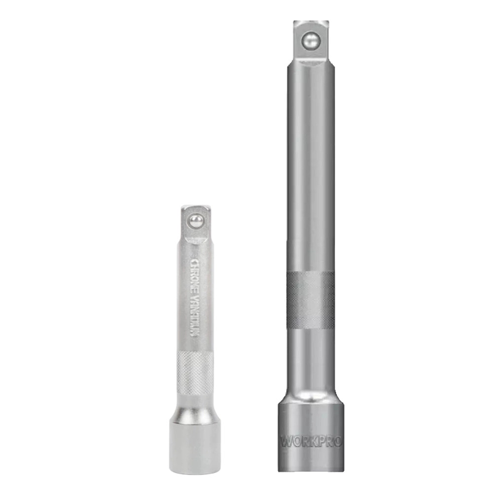 WORKPRO 2 Piece 1/2in Sq. Extension Bar Set
